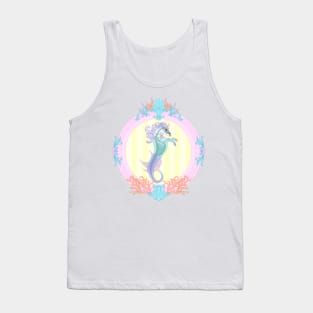 Framed Sea Unicorn (pastel) Tank Top